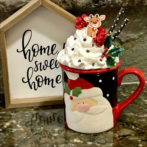 Handmade Mug Topper with Mug. - Picture 3 of 4